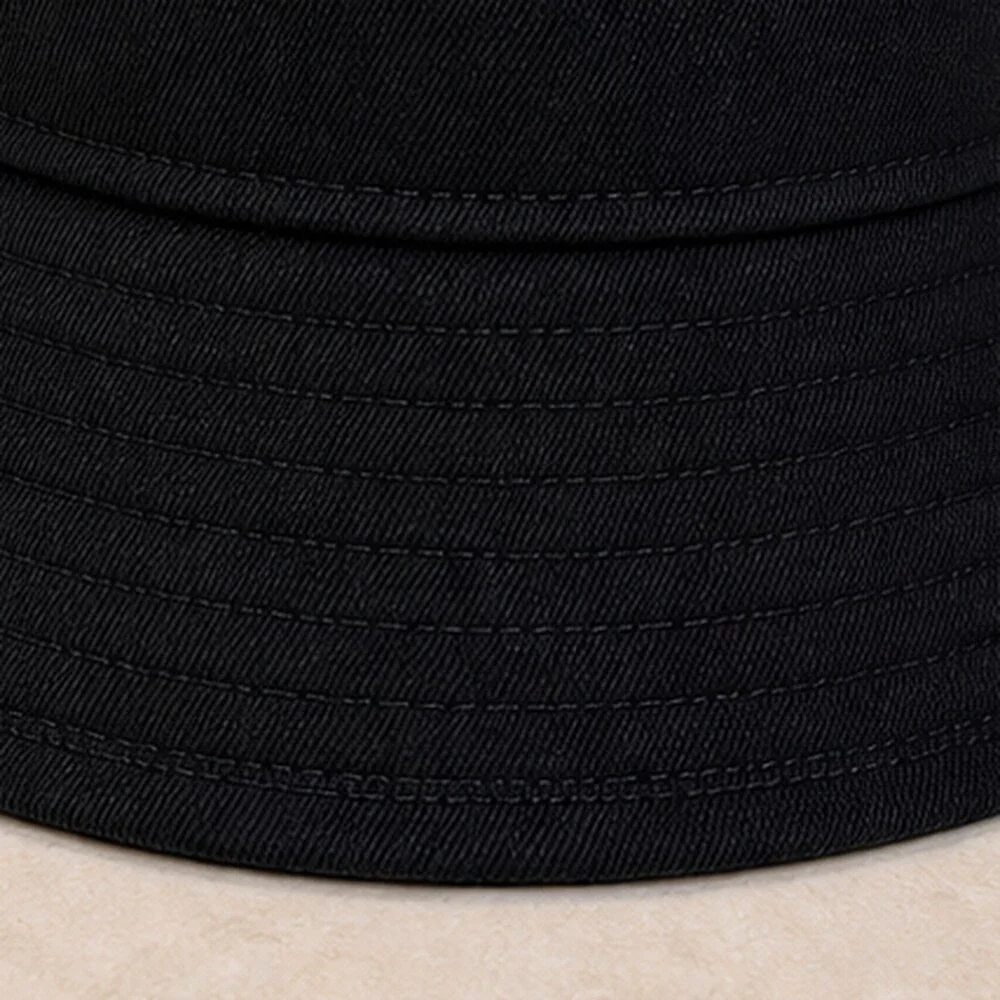 ALO Yoga Black Athleisure Bucket Hat Logo